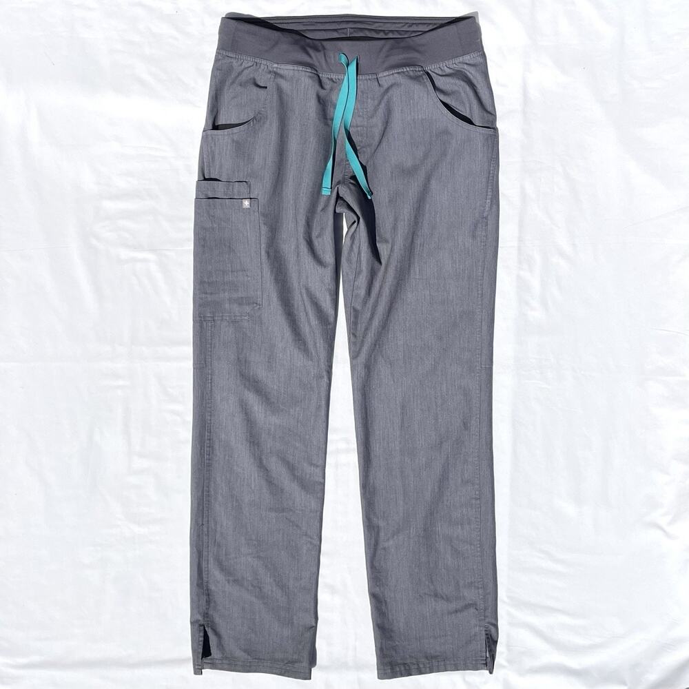 Kade Cargo Scrub Pants Womens Medium Tall Charcoal Gray